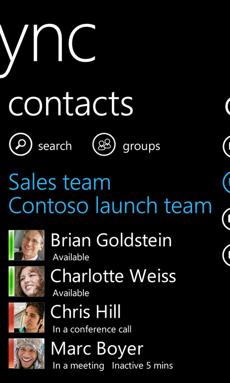Lync for Windows Phone