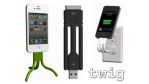 Gadget des Tages: USB-Ladegerät Twig - Schluss mit dem iPhone-Kabelsalat - Foto: 3D Product