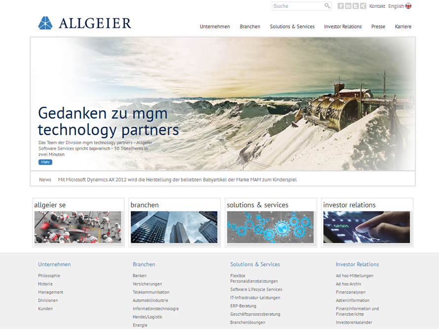 Mit hoher Taktzahl verfolgte die Allgeier Holding im vergangenen Jahr ihre Wachstumsstrategie durch Übernahmen.