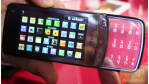 Transparente Handy-Tastatur: LG Electronics GD900 Crystal in der Durchsicht