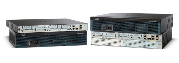 Netzwerk-Router: Cisco 2900 Series Integrated Services Router.