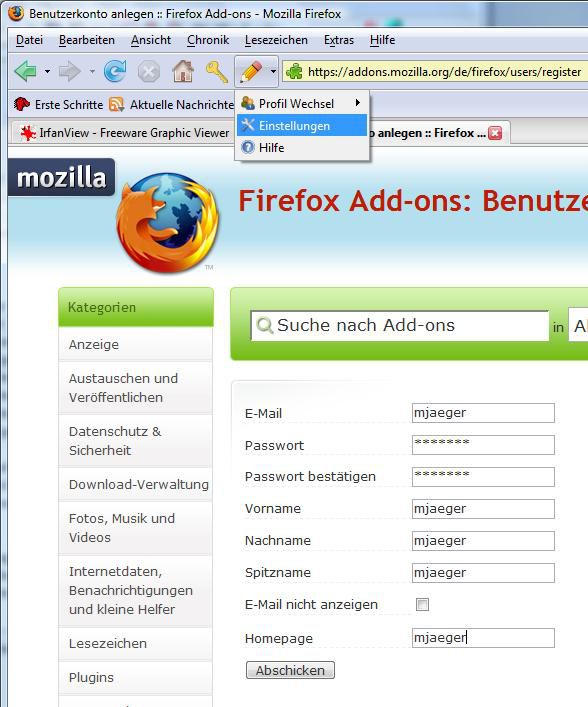 Automatisch: AutoFill Forms sucht sich die passenden Werte für die Felder.