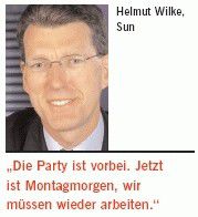 Auch Sun-Geschäftsführer Helmut Wilke vertrat die Auffassung, ...