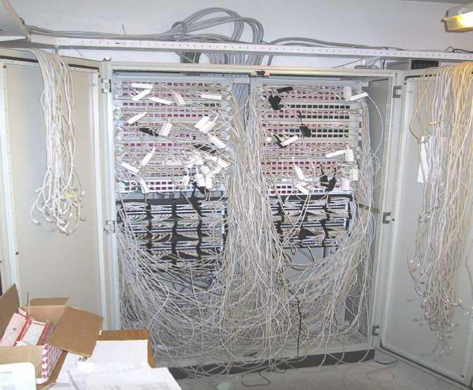Management der Anschlusskabel: Die "Spaghetti-Challenge (Foto: Systimax)
