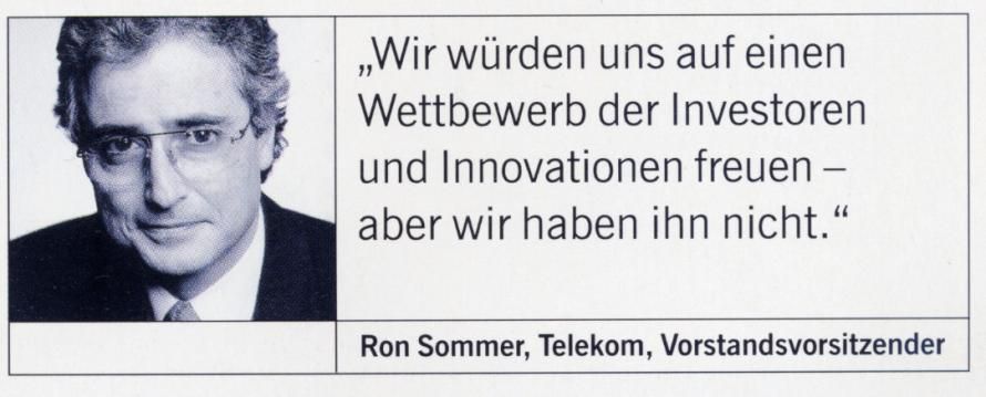 Bild: Vor zehn Jahren: Das TK-Monopol ist Geschichte Seite: 1