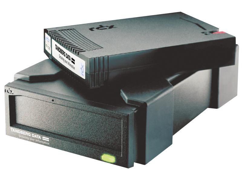 Die RDX-Quikstor-System von Tandberg Data ermöglichen mit Cartridge-Größen von 80, 160, 320 und 500 GByte die flexible Sicherung von Serverdaten.