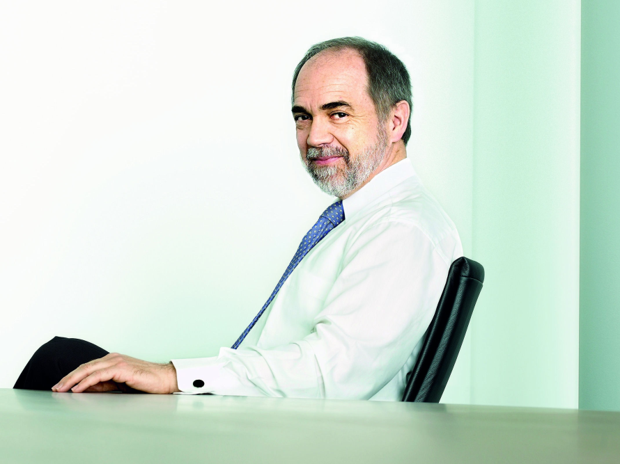 Joseph Reger, Technologie-Chef (= Chief Technology Officer) von Fujitsu Technology Solutions, sieht sein Unternehmen optimistisch.