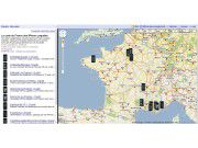 Bei der französischen Tageszeitung Le Figaro können sich  betroffene iPhone-Nutzer mittlerweile in eine interaktive Karte eintragen. (Quelle: 'Le Figaro' / Google Maps)