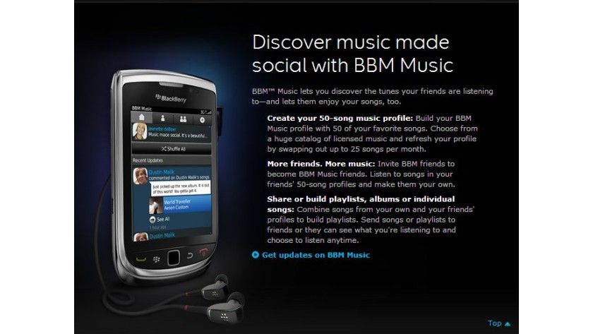 BBM Music: RIM startet Cloud-basierten Musik-Dienst für Blackberry ...