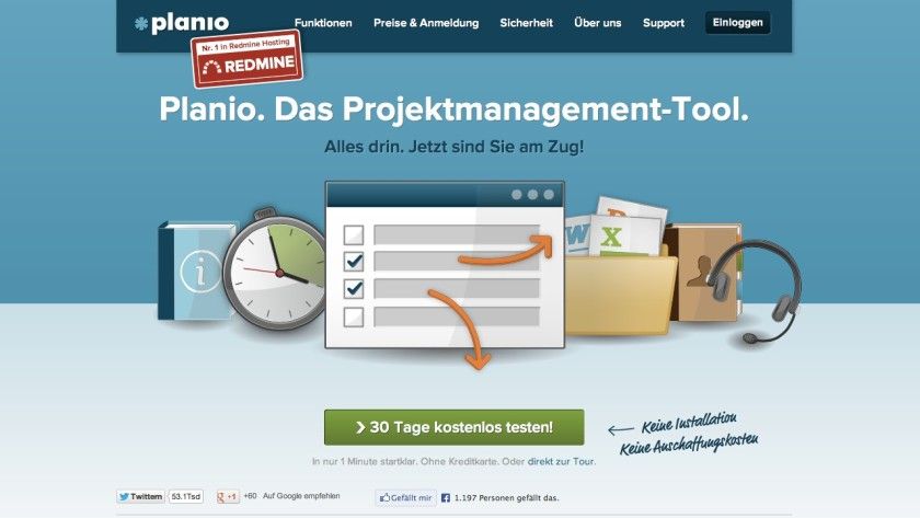 Planio Computer In der Cloud: Planio – Umfangreiches Projekt-Management auf Open-Source ...