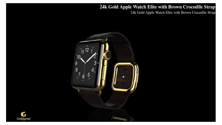 10k gold apple watch