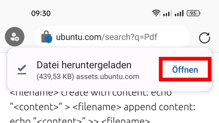 Android: PDF-Viewer in Microsoft Edge aktivieren
