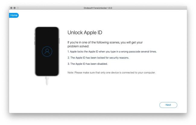 Die Entfernung der Apple ID funktioniert nur bis iOS 11