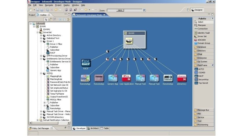 Das Tool Designer hilft beim Erstellen, Konfigurieren und Verwalten von Novells Identity-Management-Lösung. Das Tool Designer hilft beim Erstellen, Konfigurieren und Verwalten von Novells Identity-Management-Lösung.