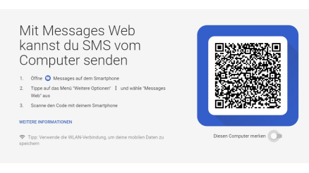 SMS im Browser lesen und versenden